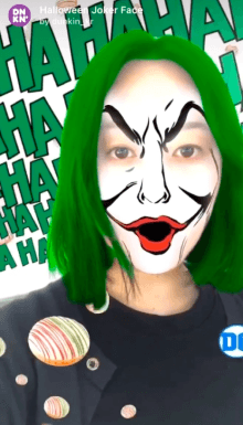 Halloween Joker Face
