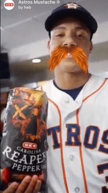 Astros Mustache