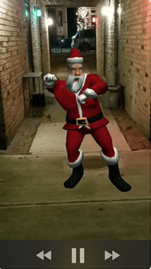 Dancing Santa