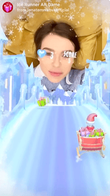 Ice Runner AR GAme