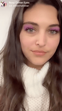 Rosy Glitter Eyes