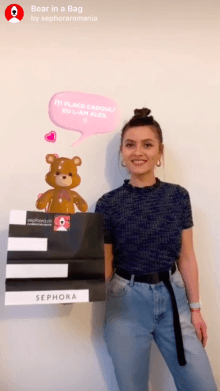 Bear in a bag
