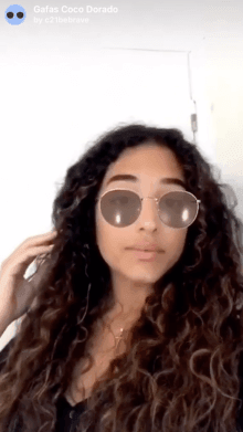 gafas coco dorado