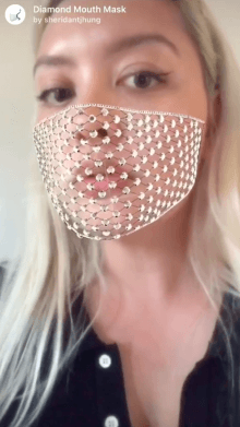 DIAMOND MOUTH MASK