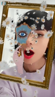 le miroir.