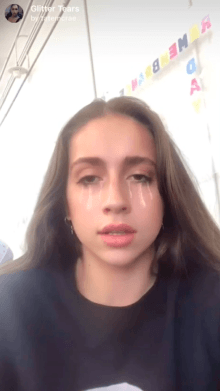 glitter tears