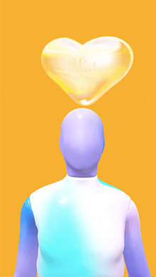 retro heart