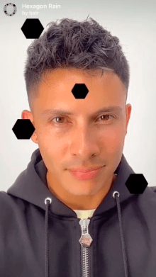 hexagon rain