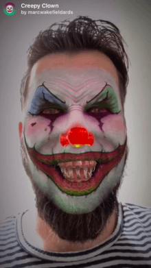 creepy clown