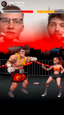 face fighting