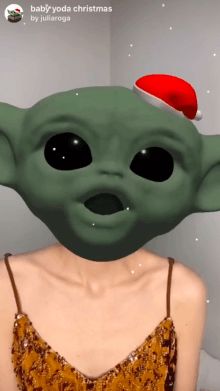 baby yoda christmas