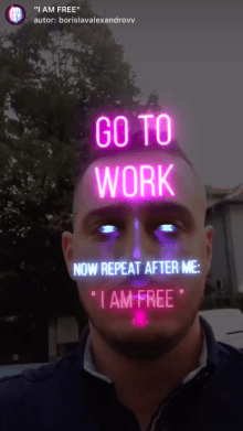 "I AM FREE"