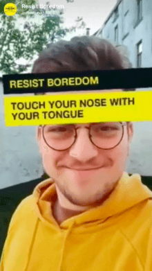 Resist Boredom