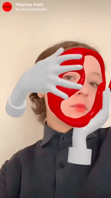 Voguing mask