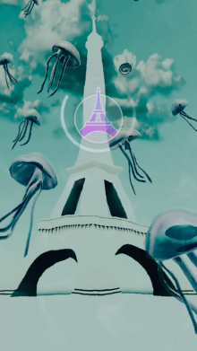 underwater eiffel