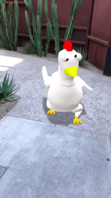 chicken crossing