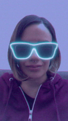 neon glasses