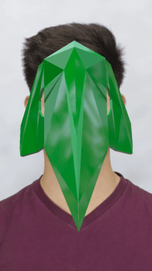 green mask