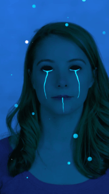 glowing tears