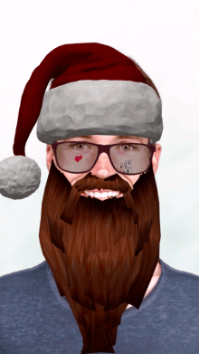 santa hipster