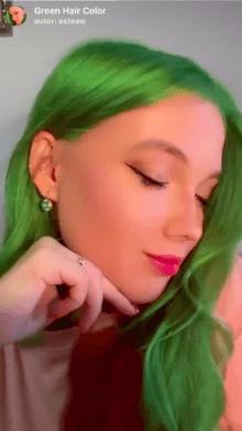 Green Hair Color