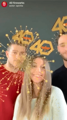 40 fireworks