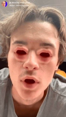 je bouche mes yeux
