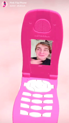 Pink Flip Phone