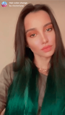 Hair color change