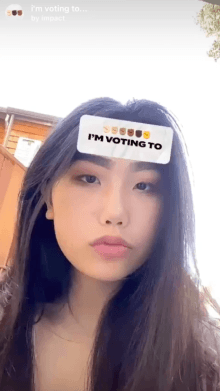 i'm voting to...
