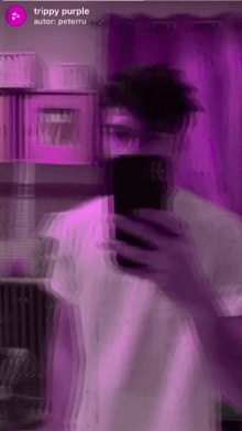 trippy purple