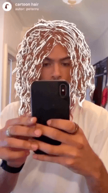 cartoon hair