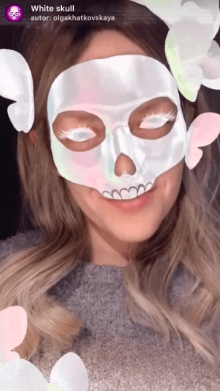 White skull