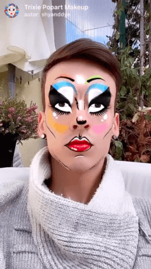 Trixie Popart Makeup