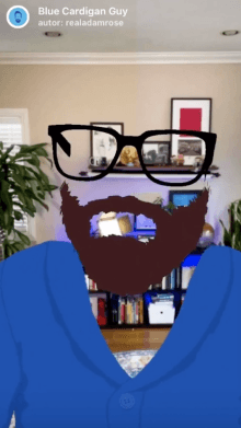 Blue Cardigan Guy