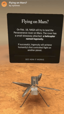 flying on mars?