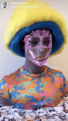 tribal glitter