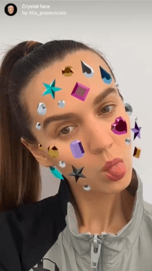 Crystal face