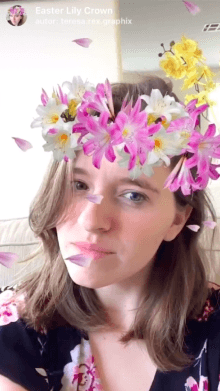 Easter Lily Crown