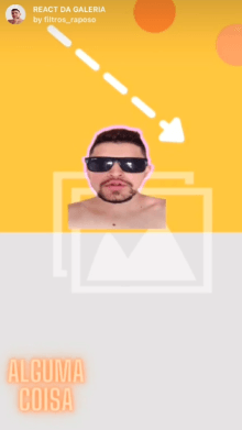 REACT DA GALERIA