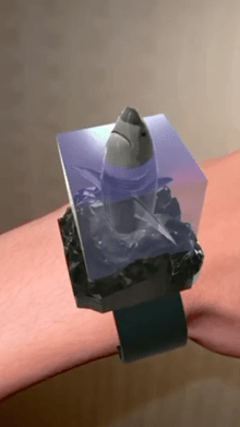 Frozen Aqua Watch