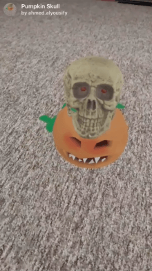 Pumpkin Skull