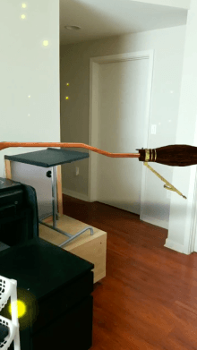 Flying Broom & Lights