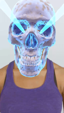 Skull Hologram