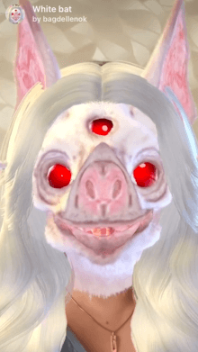 White bat