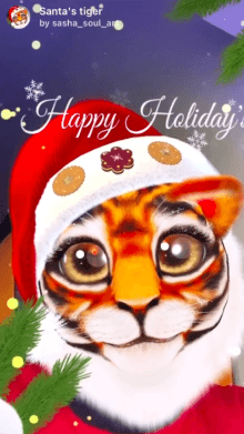 Santa's tiger