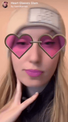 Heart Glasses Glam