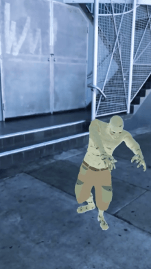 3D zombie walk
