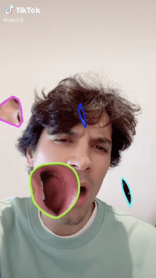 Rainbow Flying Face