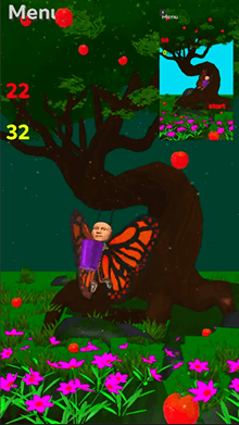 Butterfly and Apples